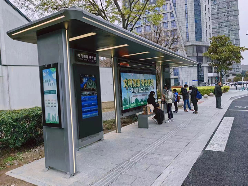 候車亭安裝效果案例